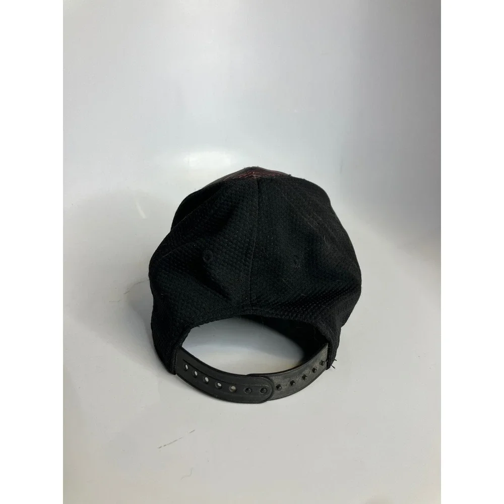 Nike Snapback Hat Kids 4-7 Red Black Striped‎ Mesh Excellent Athletic Cap